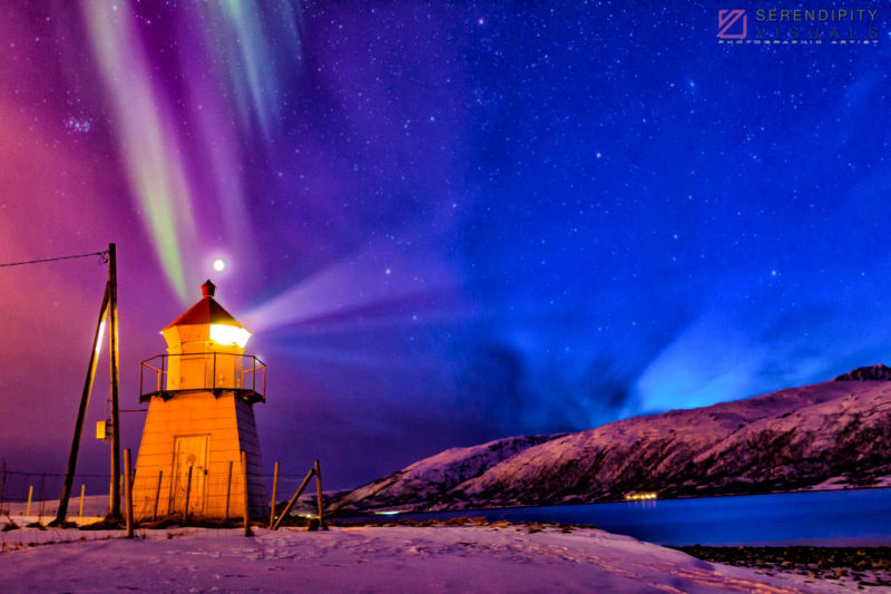 Blue Aurora Rising